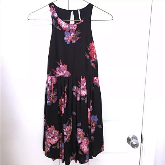 Free People Flutterby Print Dress Twilight Size 2 - Picture 6 of 7
